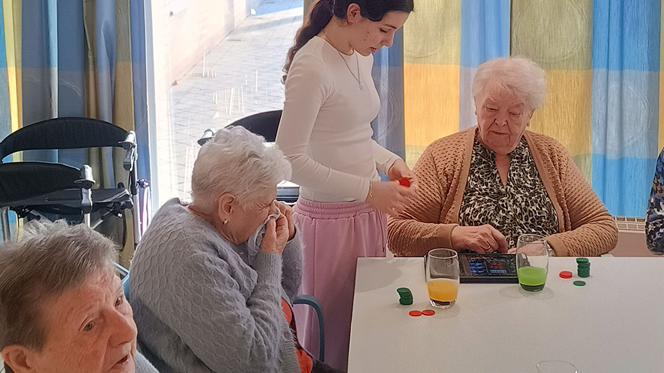 VKO Op bezoek bij de bewoners van het WoonZorgCentrum